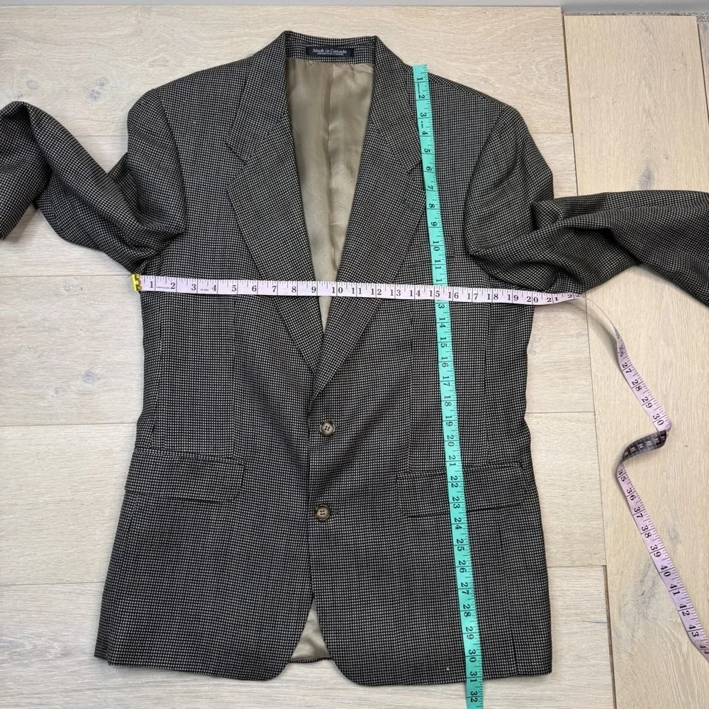 Classic Wool/Silk Men's Blazer
